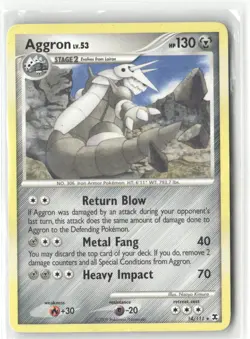 Pokemon Aggron Rare Rising Rivals 14/111 NM - Image 1