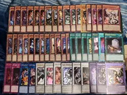 Yugioh 50 Card Chaos Bystial Thunder Dragon Deck Core Lubellion Colossus Solar - Image 1