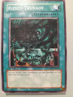 Sammelkartenspiel Konami Yu-Gi-Oh Riesen-Trunade, Common, TCG, Normaler Zauber - Image 1
