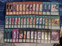 Yugioh 45 Card Purrely Deck Core Genesys Format Noir Plump Beauty My Friend - Image 1