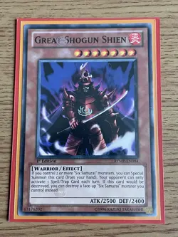 Yu-gi-oh RYMP-EN024 Great Shogun Shien 1st Edition Near Mint card - Image 4