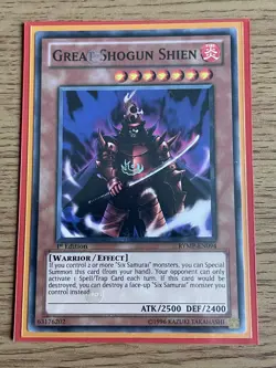 Yu-gi-oh RYMP-EN024 Great Shogun Shien 1st Edition Near Mint card - Image 5