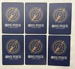 One Piece Fukurou CS 2024 Stamped Cards (6x) English Foil Gold - Image 2
