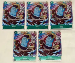 2024 One Piece Jinbe CS Championship Gold Stamp Promo English Cards (5x) 063 - Image 1