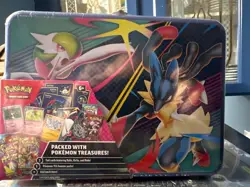 Pokemon 2025 Fall Mega Collector Chest Tin Box - 6 Packs & 3 Foil Cards - Image 1