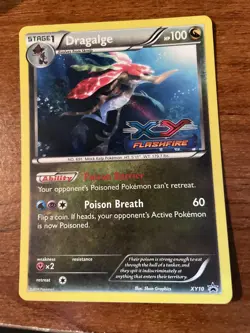 🐉Dragalge XY10 Holo Prerelease XY Unplayed Pokemon Card VLP/NM FREE SHIPPING - Image 1