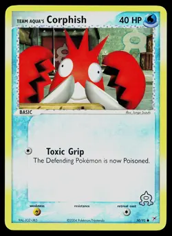Pokemon Card - Team Aqua's Corphish Team Magma vs Team Aqua 50/95 Reverse Holo - Image 1