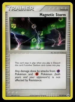 Pokemon Card - Magnetic Storm Hidden Legends 91/101 Uncommon Reverse Holo - Image 1