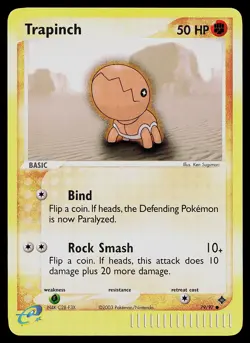 Pokemon Card - Trapinch Dragon 79/97 Common Reverse Holo - Image 1