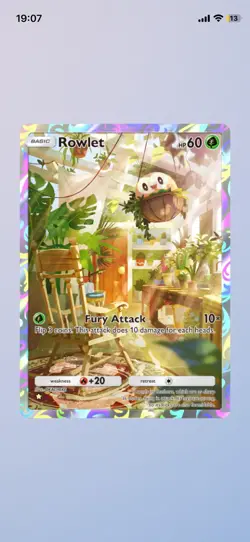 Rowlet - Full Art - ENG - Pokemon TCG Pocket - digital card - fast delivery - Image 1