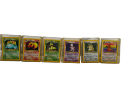 Pokemon TCG 6 Cards LOT 1999 Mewtwo Kangaskhan Venusaur 3/64 19/62 14/64 - Image 1