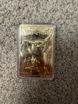 Pokemon Burger King Pikachu 23k Gold Plated Card 1999 with COA - Image 3
