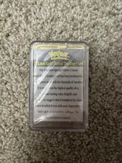 Pokemon Burger King Pikachu 23k Gold Plated Card 1999 with COA - Image 4