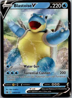 Blastoise V Promo SWSH: Sword & Shield Promo Cards SWSH101 NM - Image 1