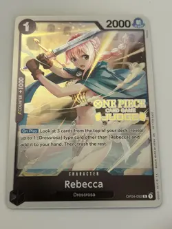 Rebecca (Judge Pack Vol. 6) OP04-092 One Piece Promotion Cards Foil - Image 1