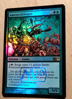 Mtg Magic: # FOIL # Ameisenkonigin,Ant Queen, DEUTSCH Tokens - Image 1