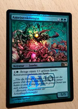 Mtg Magic: # FOIL # Ameisenkonigin,Ant Queen, DEUTSCH Tokens - Image 2