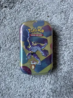 151 Mini Tin Machamp Scarlet & Violet Pokemon TCG FACTORY SEALED FAST 🚚! - Image 1