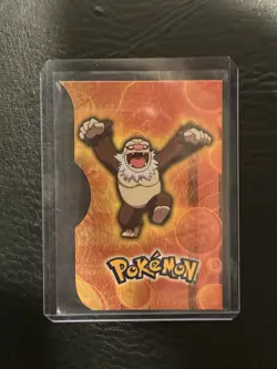 Slaking #12 Topps Pokemon Advanced Challenge Embossed Evolution Die Cut - Image 1