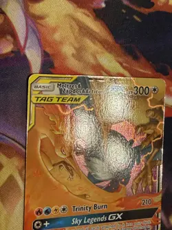 2019 Pokemon TCG - Hidden Fates Sun and Moon Moltres, Zapdos, Articuno GX 44/68 - Image 5