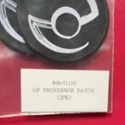 Pokemon Organized Play TCG Professor Program Black Patch 2ct Sealed Original New - Image 2