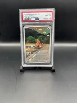 2025 Pokemon TCG Kangaskhan Destined Rivals Illustration Rare 204/182 PSA 10 - Image 1