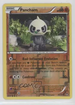 Pancham Reverse Foil Pokemon XY Furious Fists #59 - Image 1