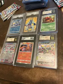 Pokemon Graded Slab Lot 2021-25 CGC SGC AGS - Image 1