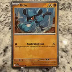 Riolu 076/132 Mega Evolution Cosmos Holo Common Pokemon 🔥 - Image 2