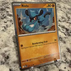 Riolu 076/132 Mega Evolution Cosmos Holo Common Pokemon 🔥 - Image 3