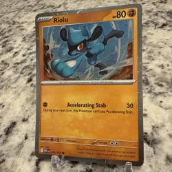 Riolu 076/132 Mega Evolution Cosmos Holo Common Pokemon 🔥 - Image 4