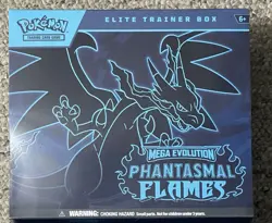 Pokemon Mega Evolution Phantasmal Flames Elite Trainer Box ETB Sealed - Image 1