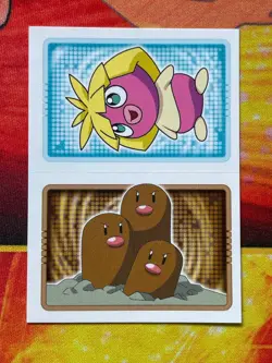 Pokemon Merlin Topps Ultimate Stickers 2005 Dugtrio #51 Smoochum #238 - Image 1