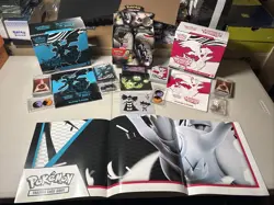 Pokemon Black Bolt White Flare Open Accessory Bundle! ETB Binder Tin Display - Image 1