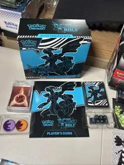 Pokemon Black Bolt White Flare Open Accessory Bundle! ETB Binder Tin Display - Image 2