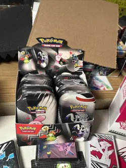 Pokemon Black Bolt White Flare Open Accessory Bundle! ETB Binder Tin Display - Image 4