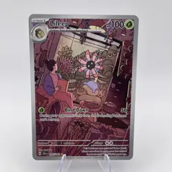 Pokemon TCG: Lileep 145/142 SV: Stellar Crown Illustration Rare NM - Image 1