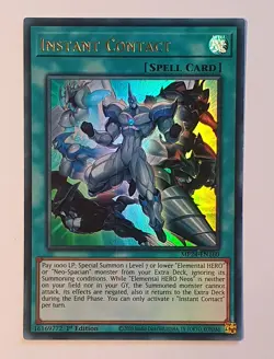 Yugioh MP24-EN160 Instant Contact Ultra Rare 1st Edition NM - Image 1