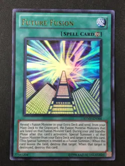 Yu-Gi-Oh TCG #RYMP-EN064 Future Fusion Ultra Rare MP (Scratches) - Image 1