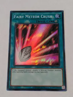 Yugioh Fairy Meteor Crush PSV-EN063 25th Anniversary Super Rare NM - Image 1