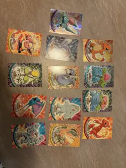 Topps Pokemon 1999 TV Animation Edition Series 1 Card Lot Of 13 - Image 1