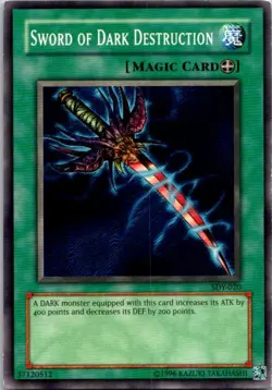 Sword Of Dark Destruction SDY-020 Yu-Gi-Oh! Card Heavy Play Unlimited - Image 1