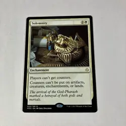 MTG Solemnity Hour of Devastation 022/199 Magic Card Foreign LP - Image 1