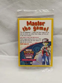 VINTAGE Sealed Pack Pokemon TCG Launch Collector Card Promo Master the Game - Image 2