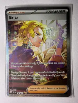Pokemon TCG S&V Stellar Crown: Briar 171/142 Special Illustration Rare Card - Image 2