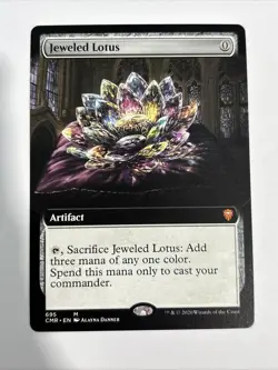 Jeweled Lotus (Extended Art) 695 - MTG CMR - M/NM Unplayed FAST2SHIP!! - Image 1