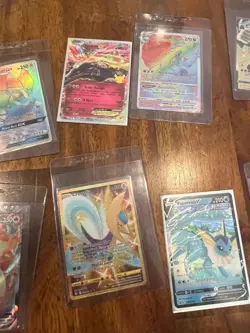 pokemon cards lot with binder, Vmax,EX,GX with binder. More cards not shown - Image 3