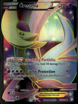 Cresselia EX Full Art Boundaries Crossed 143/149 2012 Pokemon Card HP - Image 1