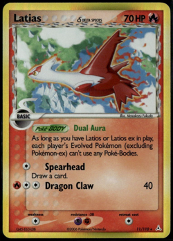 Latias Holo 11/101 ex Holon Phantoms 2006 NM Pokemon Card - Image 1