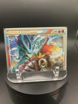 Entei And Suicune Legends Card Both Top And Bottom 2011 Champion - Image 1